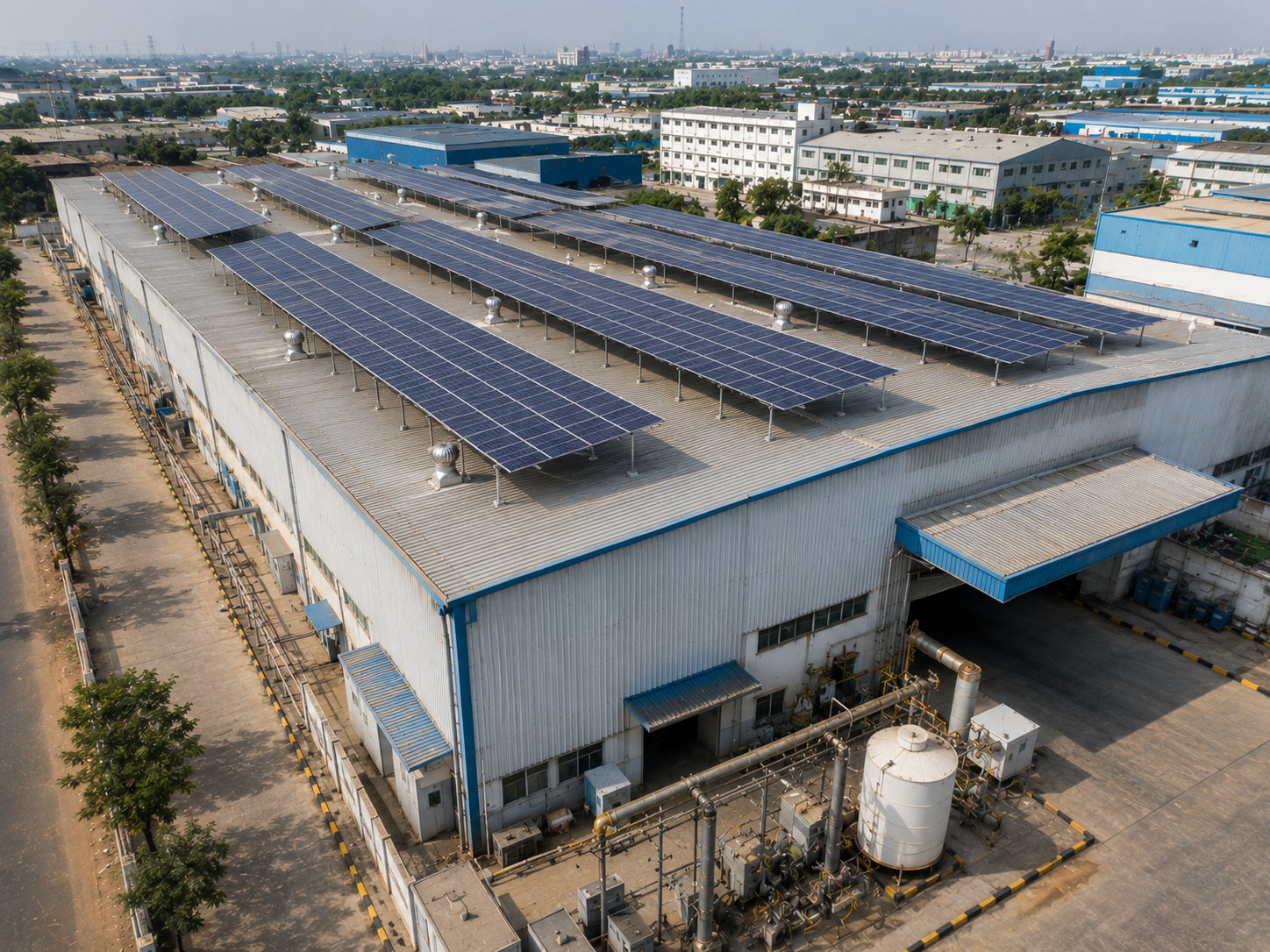Factory Solar Installation - 50 kW